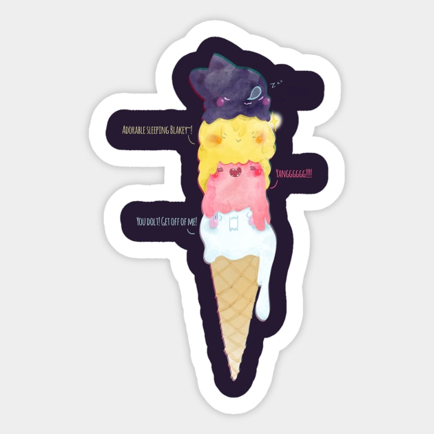 RWBY Flavor Sticker by marukihurakami